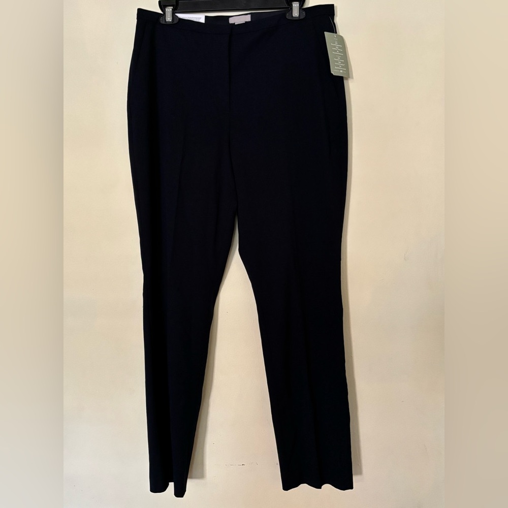 H&M Classic Black Slim Slacks Regular Waist Full Length Size 12 Women’s Pants